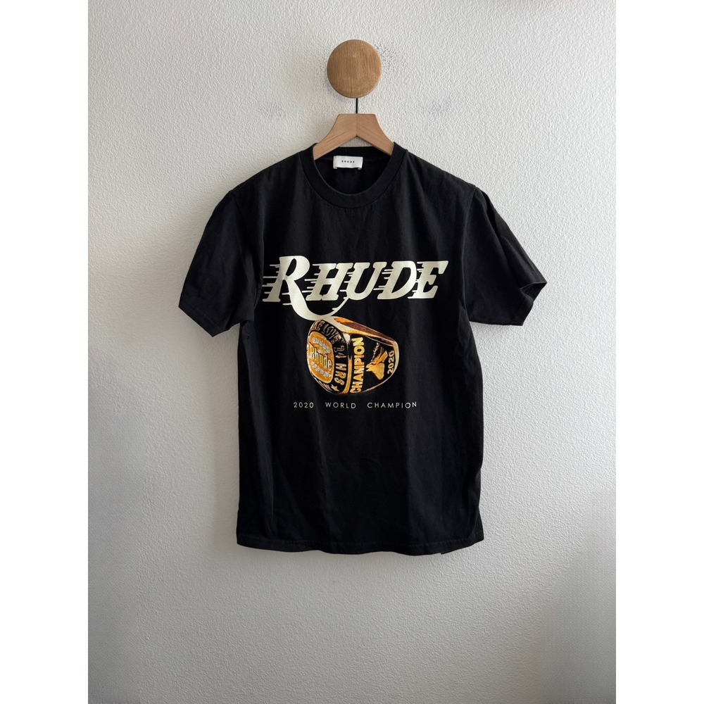 Rhude 2020 Lakers World Champion Graphic Tshirt Size Small *Flaw*